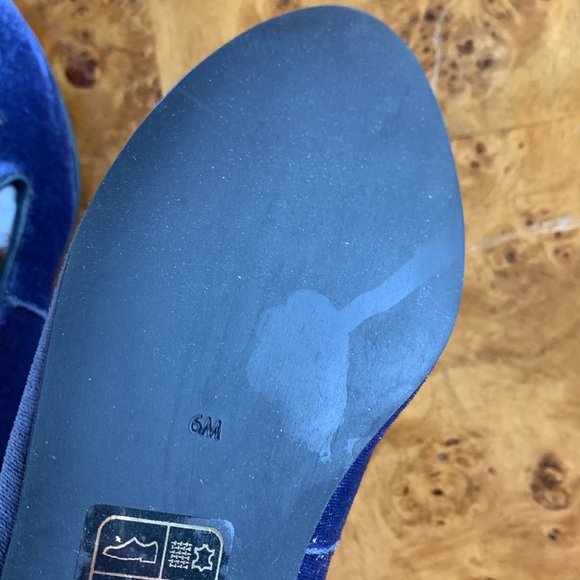 Jack Rogers dog loafer // Chocolate Lab Blue velvet loafer Jack Rogers NIB - Picture 8 of 9